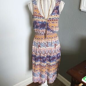 Billabong bohemian midi dress s